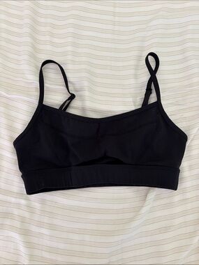 Black L Space Sports Bra